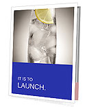 Ice Lemon Water Presentation Folder