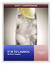 Ice Lemon Water Word Template