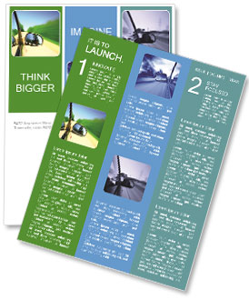 Driving During Sunny Day Newsletter Template