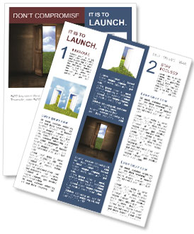 Green Field View from Open Door Newsletter Template