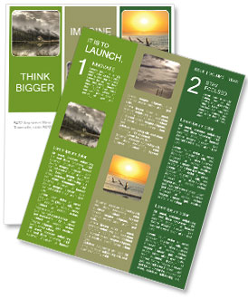 Mountains and Fog Newsletter Template