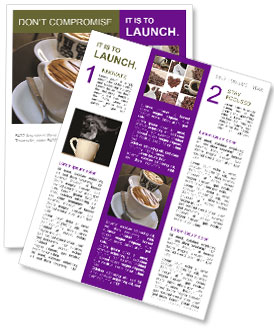 Two Cups of Macchiato Newsletter Template