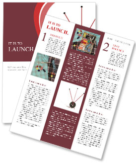 Needles for Fixing Button Newsletter Template