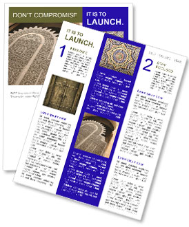 Antient Doorway in Islamic Style Newsletter Template