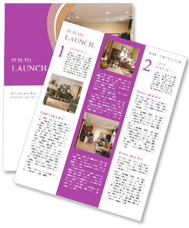 Classical Living-Room Newsletter Template