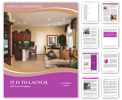 Classical Living-Room Word Template