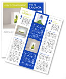 View to Green Tree from Open Doorway Newsletter Template