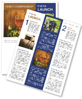 Aromatic White Wine Newsletter Template
