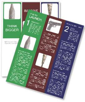 Champagne Bottle Covered in Newspaper Newsletter Template