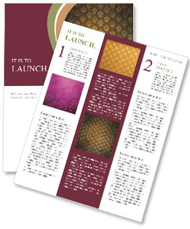 Vintage Interior Wallpaper Newsletter Template