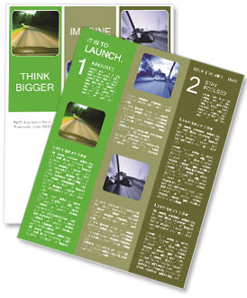 Driving in the Forest Newsletter Template