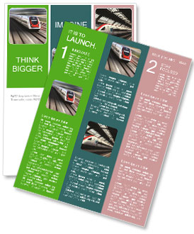 European Fast Train Newsletter Template