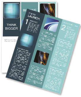 Designed Blue Abstraction Newsletter Template