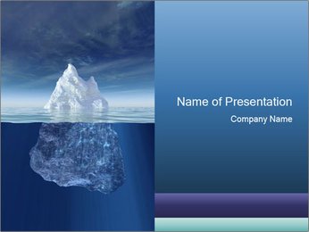 Iceberg Pick PowerPoint Template
