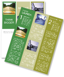 View to Road Newsletter Template