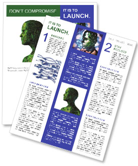 Green Digital Man Newsletter Template