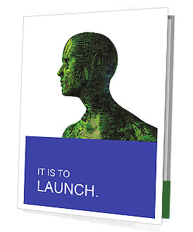 Green Digital Man Presentation Folder