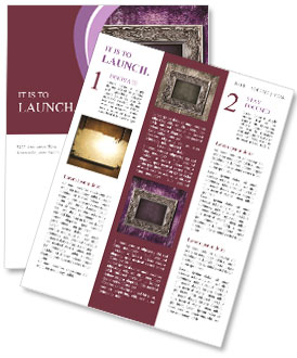 Antique Photo Frame Newsletter Template