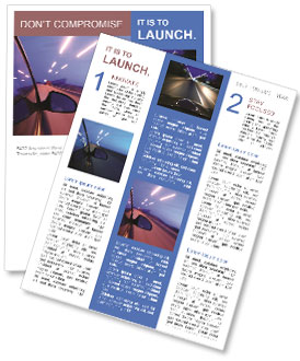 Night Traffic Newsletter Template