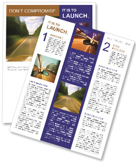 Travel by Car Newsletter Template