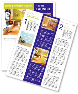 Room for Small Girl Newsletter Template