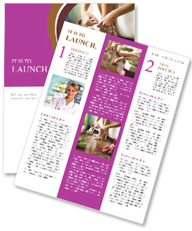 Woman Trying High Heel Shoes Newsletter Template