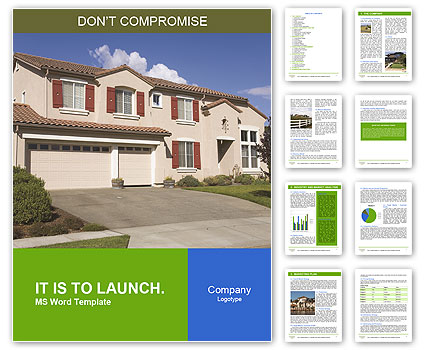 Cottage Exterior Word Template