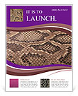 Expensive Python Skin Flyer Template & Design ID 0000015094 ...