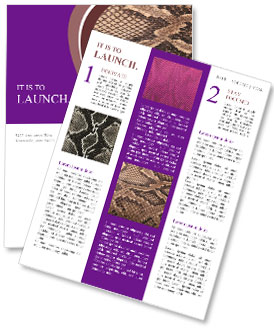 Expensive Python Skin Newsletter Template