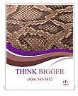 Expensive Python Skin Poster Template & Design ID 0000015094 ...