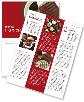 Chocolate Sweets Newsletter Template