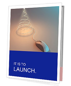 Christmas Tree Made of PC Mouse Wire Presentation Folder