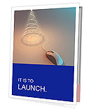 Christmas Tree Made of PC Mouse Wire Presentation Folder