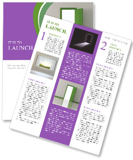 Opened Green Door Newsletter Template