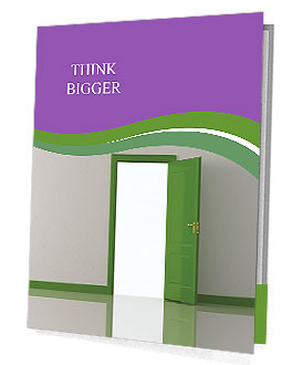 Opened Green Door Presentation Folder