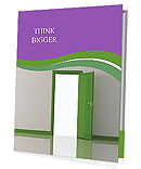 Opened Green Door Presentation Folder