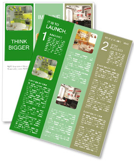 Cosy Yellow Kitchen Newsletter Template