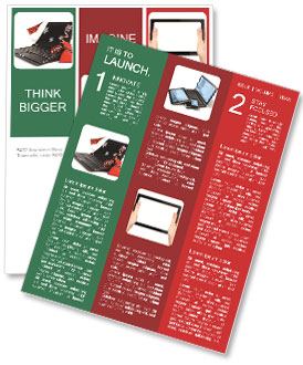 Laptop as Christmas Gift Newsletter Template