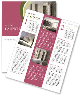 Bathroom Design Newsletter Template