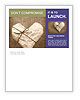 Heart Wrapped in Paper Newsletter Template