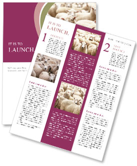Sheep Farm Newsletter Template