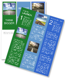 Empty Road Newsletter Template