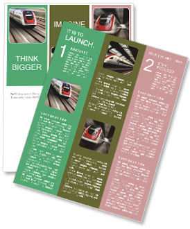 Comfortable Train Newsletter Template