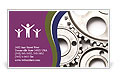Clockwork Metallic Gear Business Card Template