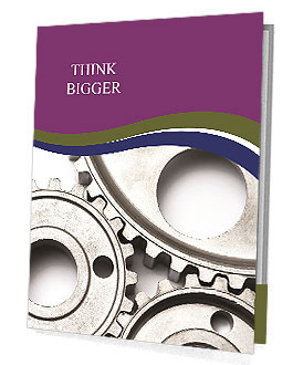 Clockwork Metallic Gear Presentation Folder