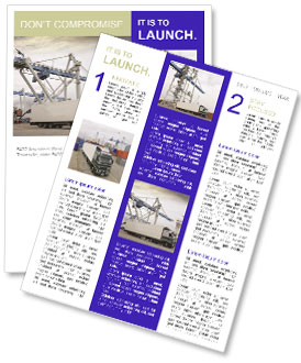 Logistic Business Newsletter Template