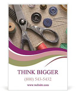 Sewing Instruments Ad Template