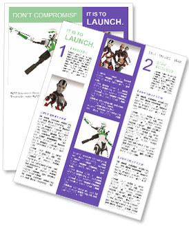 Green Cyborg Newsletter Template