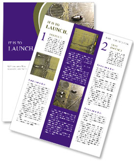Camouflage Metal Plate Newsletter Template