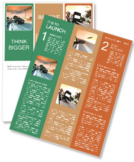 Mooving Cars on Highway Newsletter Template